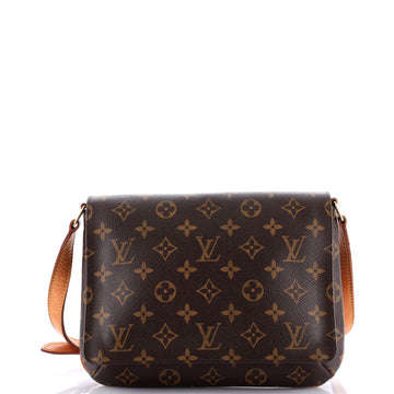 Louis Vuitton Musette Tango Handbag Monogram Canvas