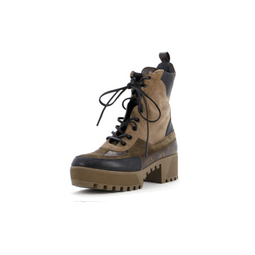 Louis Vuitton Women's Laureate Platform Desert Boots Leather with Suede