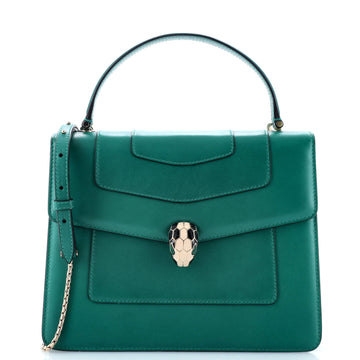 Bvlgari Serpenti Forever Top Handle Bag Leather Medium