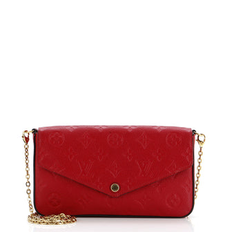 Louis Vuitton Felicie Pochette Monogram Empreinte Leather