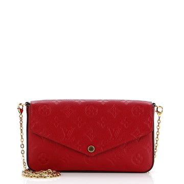 Louis Vuitton Felicie Pochette Monogram Empreinte Leather