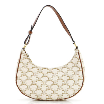 Celine Ava Bag Triomphe Coated Canvas