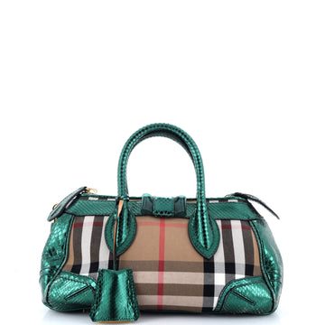 Burberry Blaze Bag House Check and Python Medium