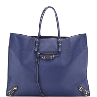 Balenciaga Papier A4 Classic Studs Bag Leather Medium