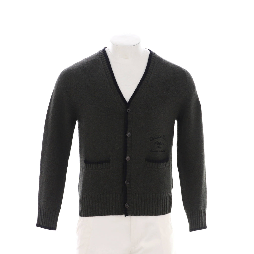 Christian Dior Men's Atelier V-Neck Cardigan Wool 316689