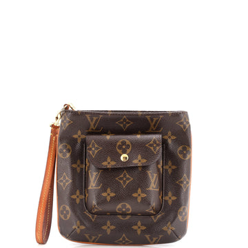 Louis Vuitton Partition Wristlet Clutch Monogram Canvas