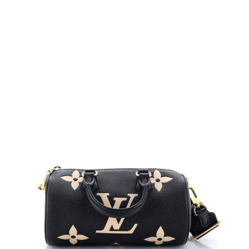 Louis Vuitton Papillon Handbag Bicolor Monogram Empreinte Giant BB
