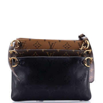 Louis Vuitton LV3 Pouch Bag Monogram Canvas, Reverse Monogram Canvas and Monogram Ink Embossed Lambskin
