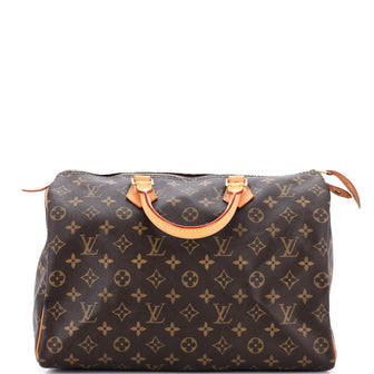 Louis Vuitton Speedy Handbag Monogram Canvas 35