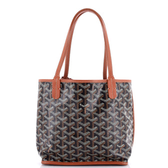 Goyard Anjou Reversible Tote Coated Canvas Mini