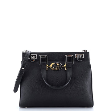 Gucci Zumi Top Handle Bag Leather Small