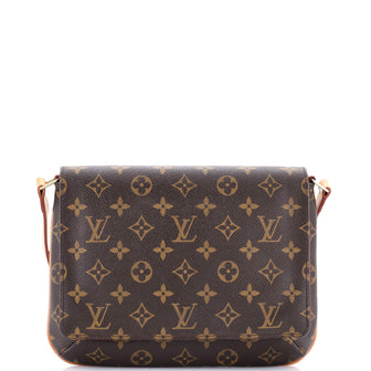 Louis Vuitton Musette Tango Handbag Monogram Canvas