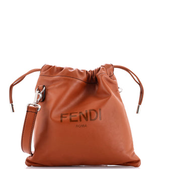 Fendi Pack Pouch Crossbody Bag Leather Small