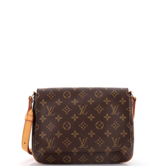 Louis Vuitton Musette Tango Handbag Monogram Canvas