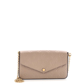 Louis Vuitton Felicie Pochette Monogram Empreinte Leather