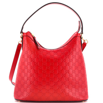 Gucci Linea A Signature Hobo Guccissima Leather Large