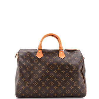 Louis Vuitton Speedy Handbag Monogram Canvas 35