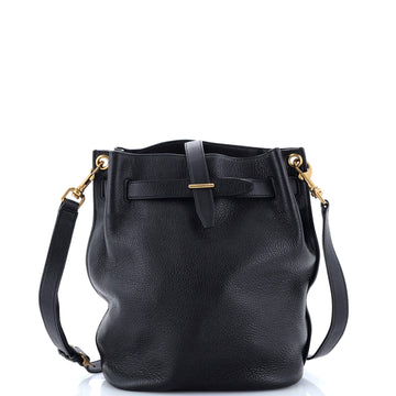 Saint Laurent Boucle Bucket Bag Leather