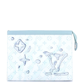 Louis Vuitton Pochette Voyage Limited Edition Aquagarden Monogram Canvas MM