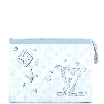 Louis Vuitton Pochette Voyage Limited Edition Aquagarden Monogram Canvas MM