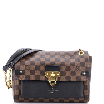 Louis Vuitton Vavin Handbag Damier with Leather PM