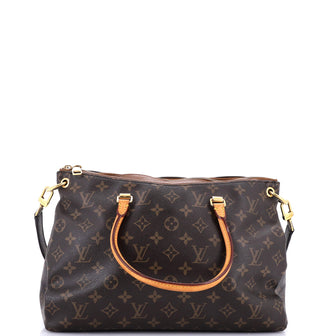 Louis Vuitton Pallas Tote Monogram Canvas with Leather BB