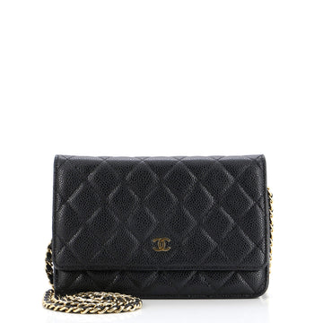 Chanel Wallet on Chain Quilted Caviar