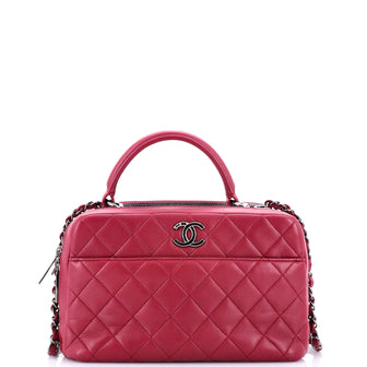 Chanel Trendy CC Bowling Bag Quilted Lambskin Small