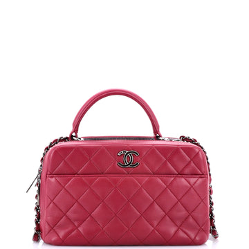 Chanel Trendy CC Bowling Bag Quilted Lambskin Small