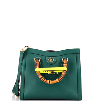 Gucci Diana NM Bamboo Handle Tote Leather Small