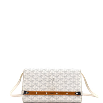 Goyard Monte Carlo Clutch with Strap Coated Canvas PM