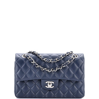 Chanel Classic Double Flap Bag Quilted Lambskin Small
