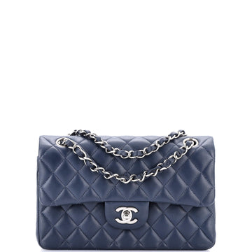 Chanel Classic Double Flap Bag Quilted Lambskin Small