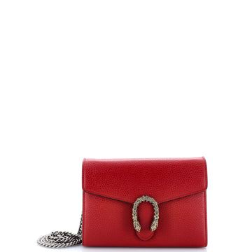 Gucci Dionysus Chain Wallet Leather with Embellished Detail Small