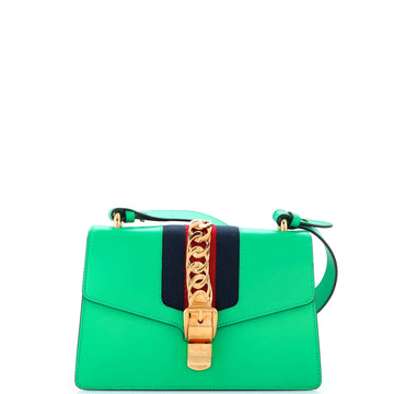 Gucci Sylvie Shoulder Bag Leather Small