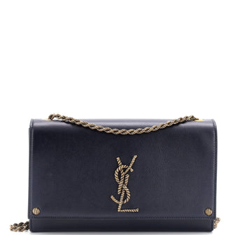 Saint Laurent Classic Monogram Crossbody Bag Calfskin Medium