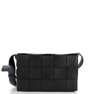 Bottega Veneta Cassette Crossbody Bag Maxi Intrecciato Leather Small