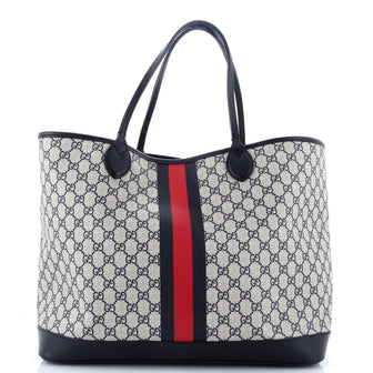 Gucci Ophidia Open Shopping Tote GG Coated Canvas Large