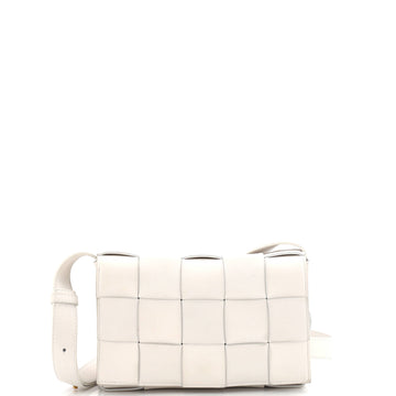 Bottega Veneta Cassette Crossbody Bag Maxi Intrecciato Leather Small