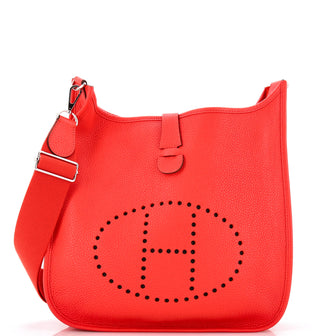 Hermes Evelyne Bag Gen III Clemence GM