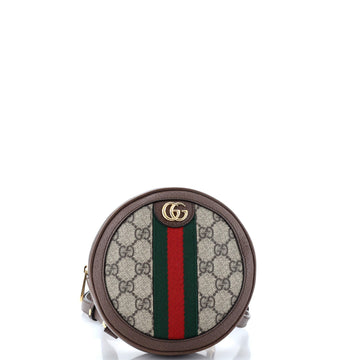 Gucci Ophidia Round Backpack GG Coated Canvas Mini