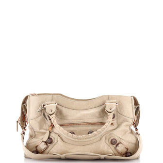 Balenciaga City Giant Studs Bag Leather Medium