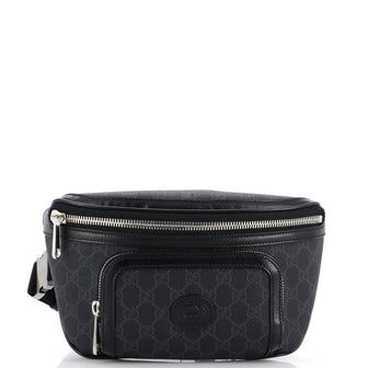 Gucci Interlocking G Patch Belt Bag GG Coated Canvas
