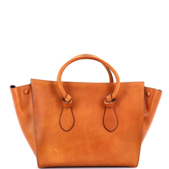Celine Tie Knot Tote Smooth Leather Medium
