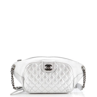 Chanel Casual Rock Waist Bag Quilted Calfskin