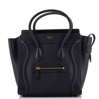 Celine Luggage Bag Smooth Leather Micro