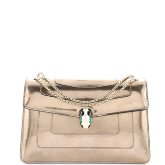 Bvlgari Serpenti Forever Shoulder Bag Patent Medium