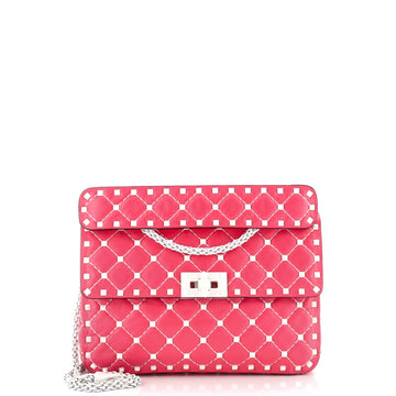 Valentino Garavani Free Rockstud Spike Flap Bag Quilted Leather Medium