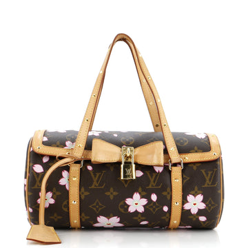 Louis Vuitton Papillon Handbag Limited Edition Cherry Blossom Monogram