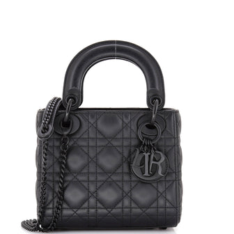 Christian Dior Ultra Matte Lady Dior Chain Bag Cannage Quilt Calfskin Mini